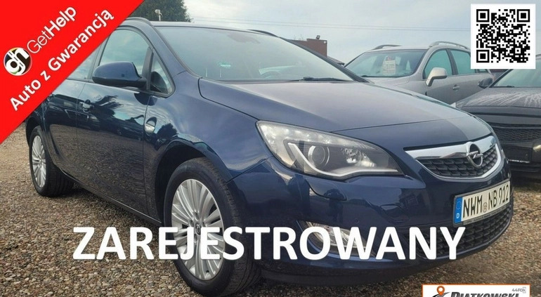 Opel Astra cena 27900 przebieg: 240000, rok produkcji 2011 z Kąty Wrocławskie małe 529